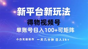 （11550期）2024年短视频得物平台玩法，在去重软件的加持下爆款视频，轻松月入过万-网创项目