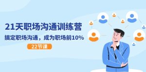 （11615期）21天职场沟通特训营，搞定 职场沟通，成为 职场前10%（22节）-网创项目