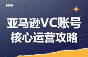 亚马逊VC账号核心玩法解析，实战经验拆解产品模块运营技巧，提升店铺GMV，有效提升运营利润-网创项目