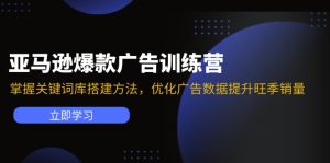 （11858期）亚马逊爆款广告训练营：掌握关键词库搭建方法，优化广告数据提升旺季销量-网创项目