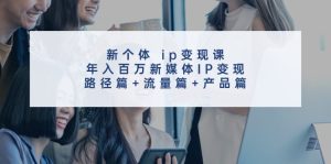 （11971期）新个体 ip变现课，年入百万新媒体IP变现，路径篇+流量篇+产品篇-网创项目