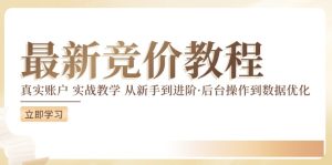 最新真实账户实战竞价教学，从新手到进阶，从后台操作到数据优化-网创项目