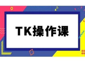 TK操作课，tiktok跨境电商教程(更新中)-网创项目