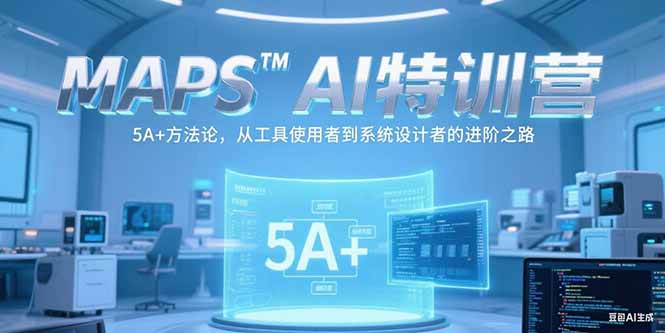 MAPSAI特训营，掌握 5A+方法论，从工具使用者到系统设计者的进阶之路-网创项目