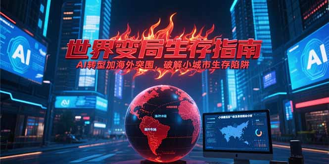 付费文章《世界变局生存指南，AI转型加海外突围，破解小城市生存陷阱》-网创项目
