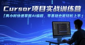 Cursor项目实战训练营，两小时快速掌握AI编程，零基础也能轻松上手-网创项目