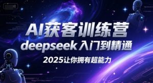 AI获客训练营，deepseek入门到精通，2025让你拥有超能力-网创项目