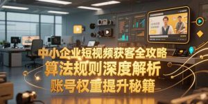 中小企业短视频获客全攻略，算法规则深度解析，账号权重提升秘籍-网创项目