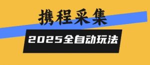 2025携程信息采集全自动玩法，高单价，零人工，全天开干【揭秘】-网创项目