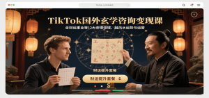 TikTok国外玄学咨询变现课,含财运事业等12大命理领域,融风水运势与运营-网创项目