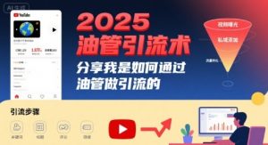 2025油管引流术，分享我是如何通过油管做引流的-网创项目