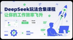 DeepSeek玩法合集课程,让你的工作效率飞升-网创项目