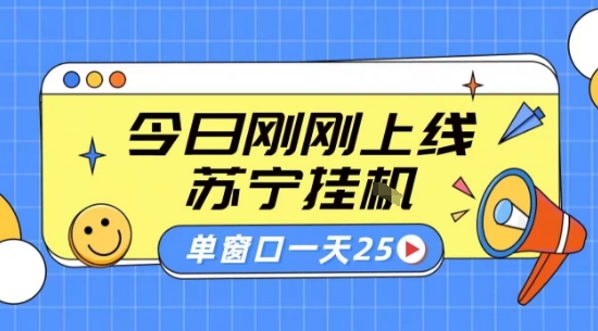 苏宁全自动采集挂G项目 稳定可批量 单窗口收益30+ 附教程【揭秘】-网创项目