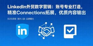 LinkedIn外贸数字营销：账号专业打造，精准Connections拓展，优质内容输出-网创项目