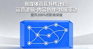新媒体高薪升核计划:运营逻辑-内容创作-数据驱动,提升200%的职场突破-网创项目