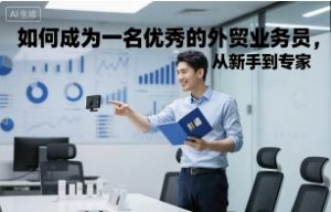 如何成为一名优秀的外贸业务员，从新手到专家-网创项目