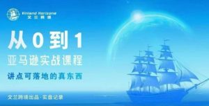 从0-1亚马逊实战课程，亚马逊从0-1，从1-10实操变现-网创项目