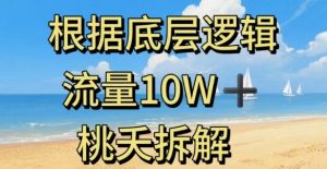 据底层逻辑，流量10W+，以安全知识科普为例-网创项目