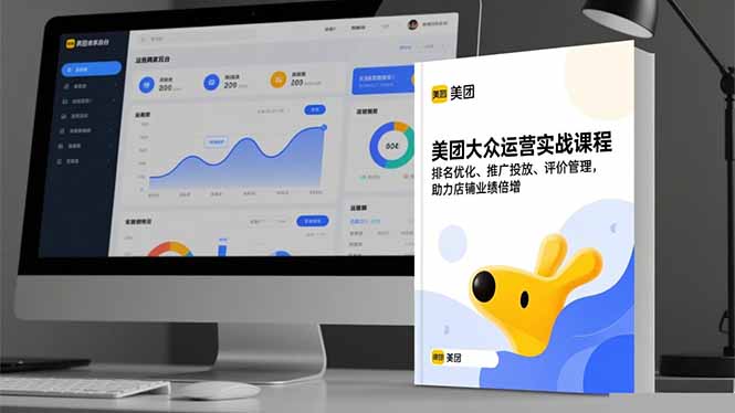 美团大众运营实战课程，排名优化、推广投放、评价管理，助力店铺业绩倍增-网创项目