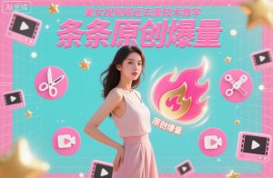 美女视频搬运去重技术教学，条条原创爆量-网创项目