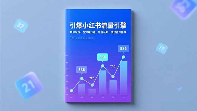 引爆小红书流量引擎，账号定位、视觉锤打造、底层认知，撬动首页推荐-网创项目