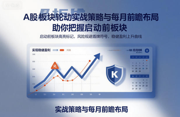 A股板块轮动实战策略与每月前瞻布局，助你把握启动前板块，规避风险，实现稳健盈利-网创项目