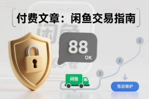 付费文章：闲鱼交易指南，怎么才能降低被坑被马扁的概率-网创项目