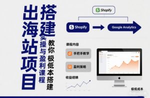 小淘出海站项目，搭建实操与盈利课程，手把手教你用极低成本搭建-网创项目