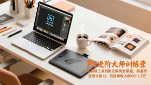 PS进阶大师训练营,从基础工具到商业案例全掌握,具备专业设计能力,月接单收入6000-1.2万-网创项目