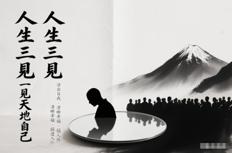 人生三见一见天地见众生见自己，活出自我拥有清晰幸福人生，搞透人性-网创项目