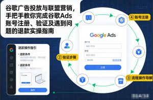 谷歌广告投放与联盟营销，手把手教你完成谷歌Ads账号注册、验证及遇到问题的退款实操指南-网创项目