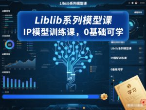 Liblib系列模型课,IP模型训练课,0基础可学-网创项目