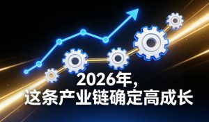 付费文章:2026年,这条产业链确定高成长-网创项目