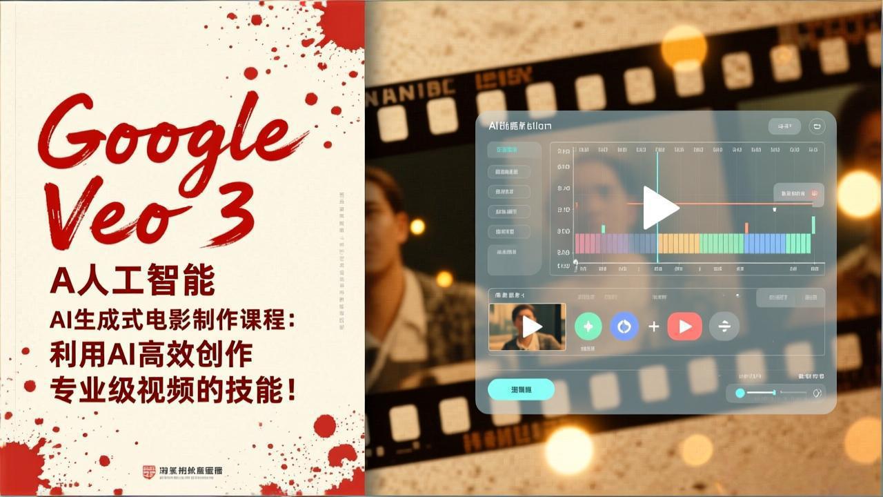 Google Veo 3人工智能AI生成式电影制作课程：利用AI高效创作专业级视频的技能！-网创项目