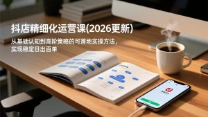抖店精细化运营课(2026更新-网创项目