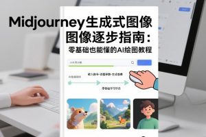 Midjourney生成式图像逐步指南:零基础也能懂的AI绘图教程-网创项目