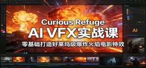 Curious Refuge AI VFX实战课,零基础打造好莱坞级爆炸火焰电影特效-网创项目