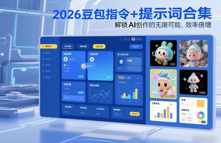 2026豆包指令+提示词合集，解锁AI创作的无限可能，效率倍增-网创项目