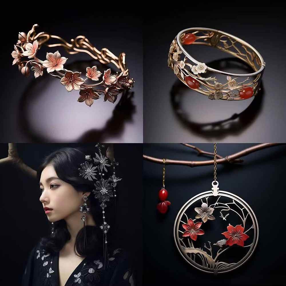 图片[5]-463个Midjourney珠宝摄影提示词：覆盖全品类珠宝，AI设计秒出专业效果-网创项目