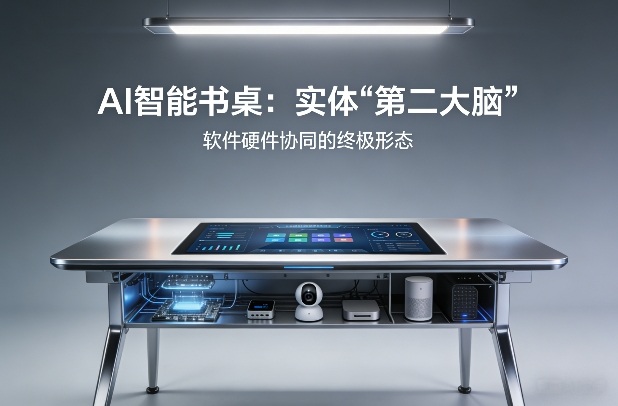 AI智能书桌搭建，构建你的实体“第二大脑”，软件硬件协同的终极形态-网创项目