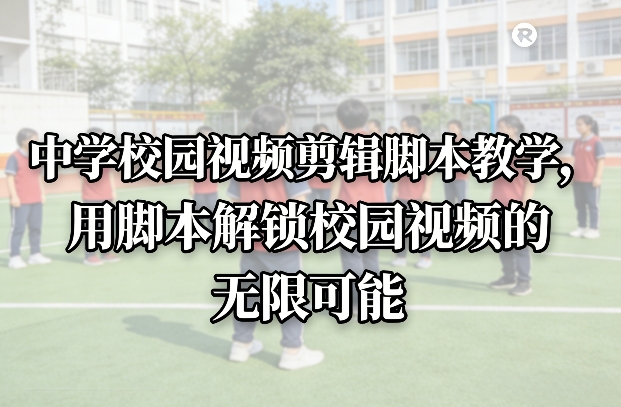 中学校园视频剪辑脚本教学，用脚本解锁校园视频的无限可能-网创项目