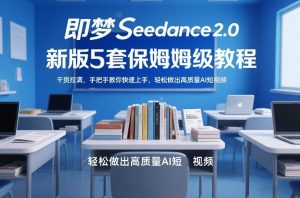 即梦Seedance2.0新版5套保姆级教程,干货拉满,手把手教你快速上手,轻松做出高质量AI短视频-网创项目