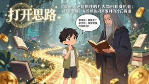 付费文1+2:年轻人还能抓住的几大隐形翻身机会:打开思路,发现那些闷声发财的冷门赛道-网创项目