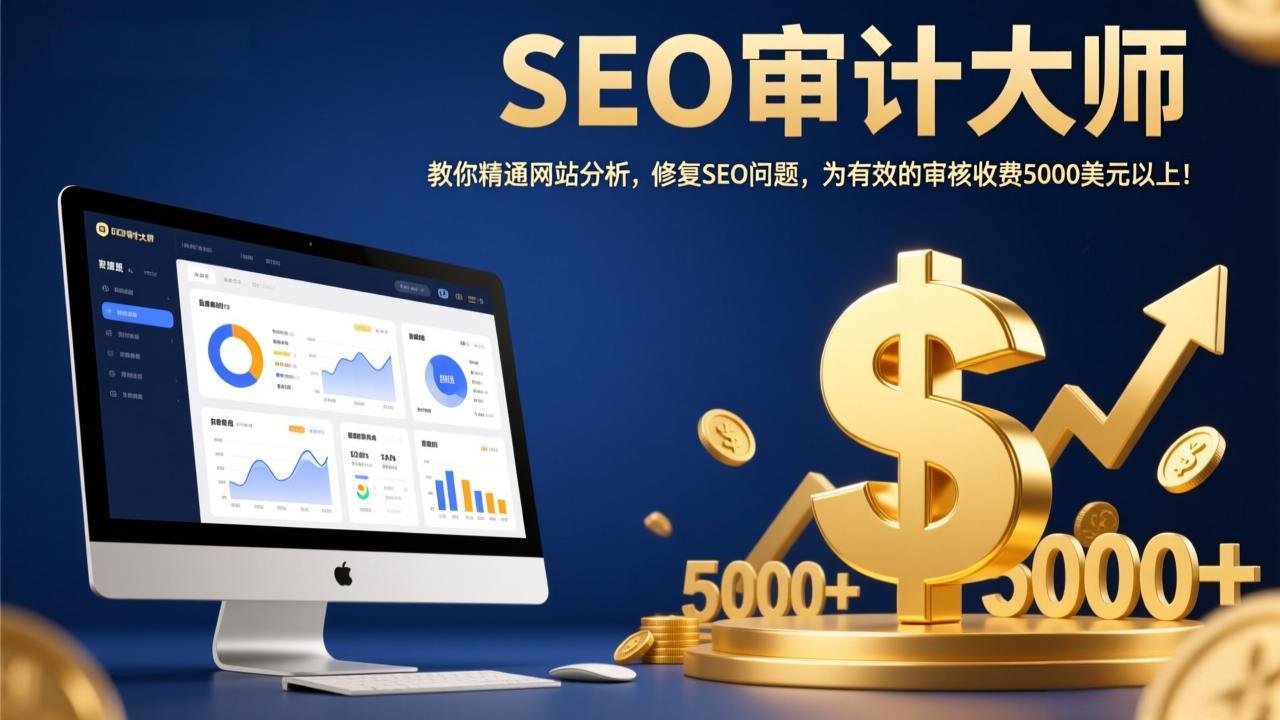SEO审计大师：教你精通网站分析，修复SEO问题，为有效的审核收费5000美元以上！-网创项目