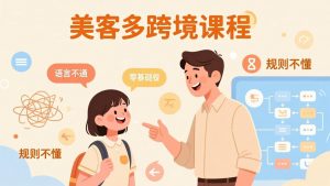 怕语言不通、怕不懂规则？零基础小白也能做的美客多跨境课，手把手带你美客多开店稳赚-网创项目