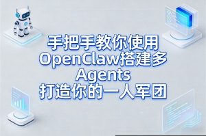 手把手教你使用OpenClaw搭建多Agents打造你的一人军团-网创项目