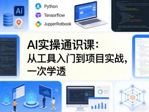 AI实操通识课,从工具入门到项目实战,一次学透-网创项目