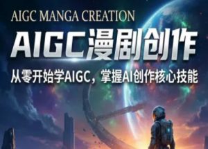 AIGC精品漫剧创作全流程解析，S级漫剧教学，从零开始学AIGC漫剧创作-网创项目