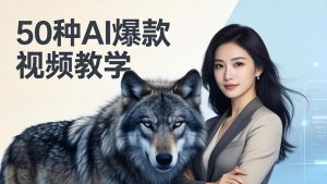 50种AI爆款视频教学：影视级古诗词+治愈萌宠+山海经蛟龙，高阶宝典商业落地-网创项目