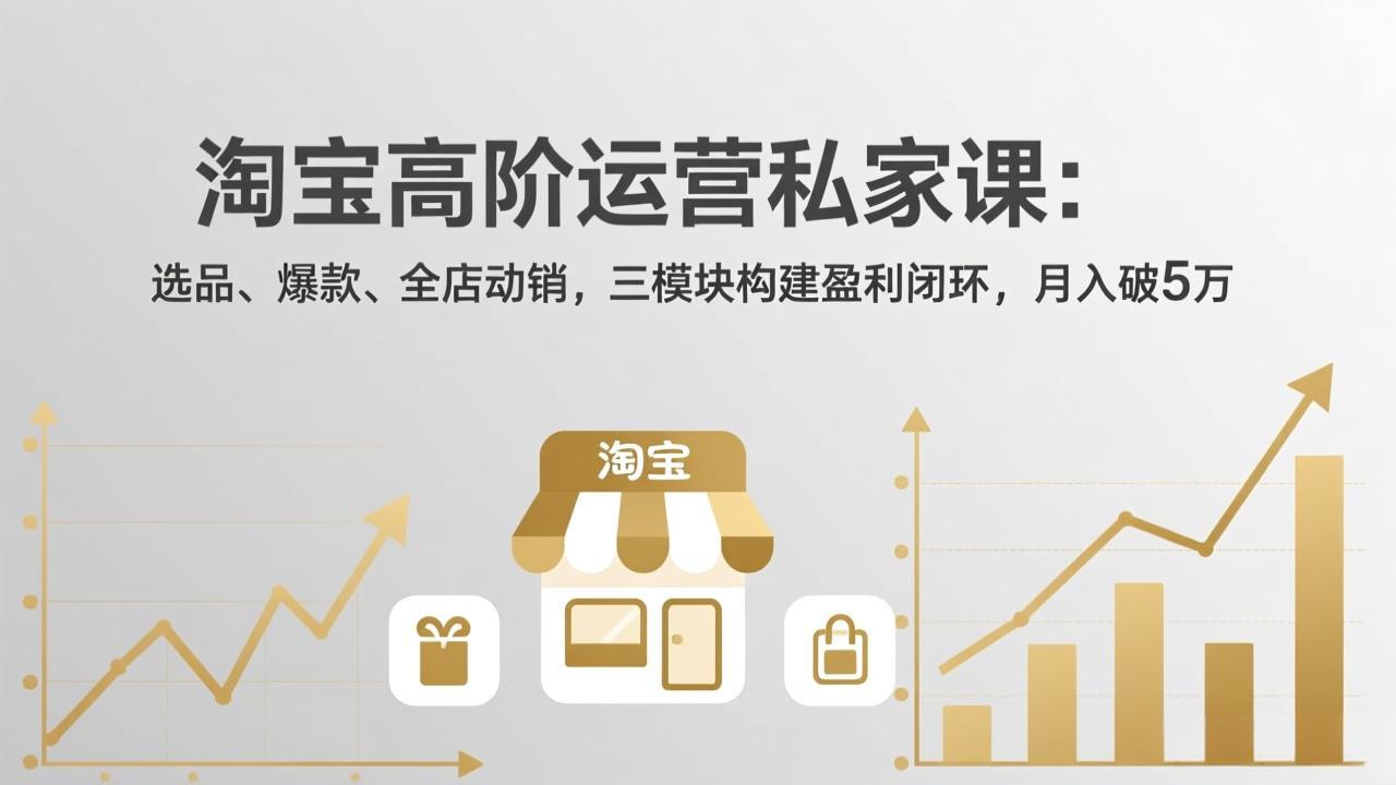 淘宝高阶运营私家课(更新26年4月-网创项目